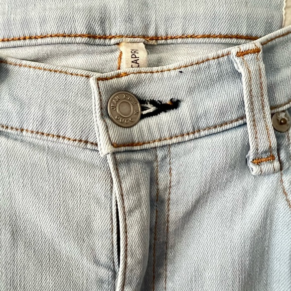 Rag & Bone Zipper Capri Jean, Size 29 - Picture 8 of 16